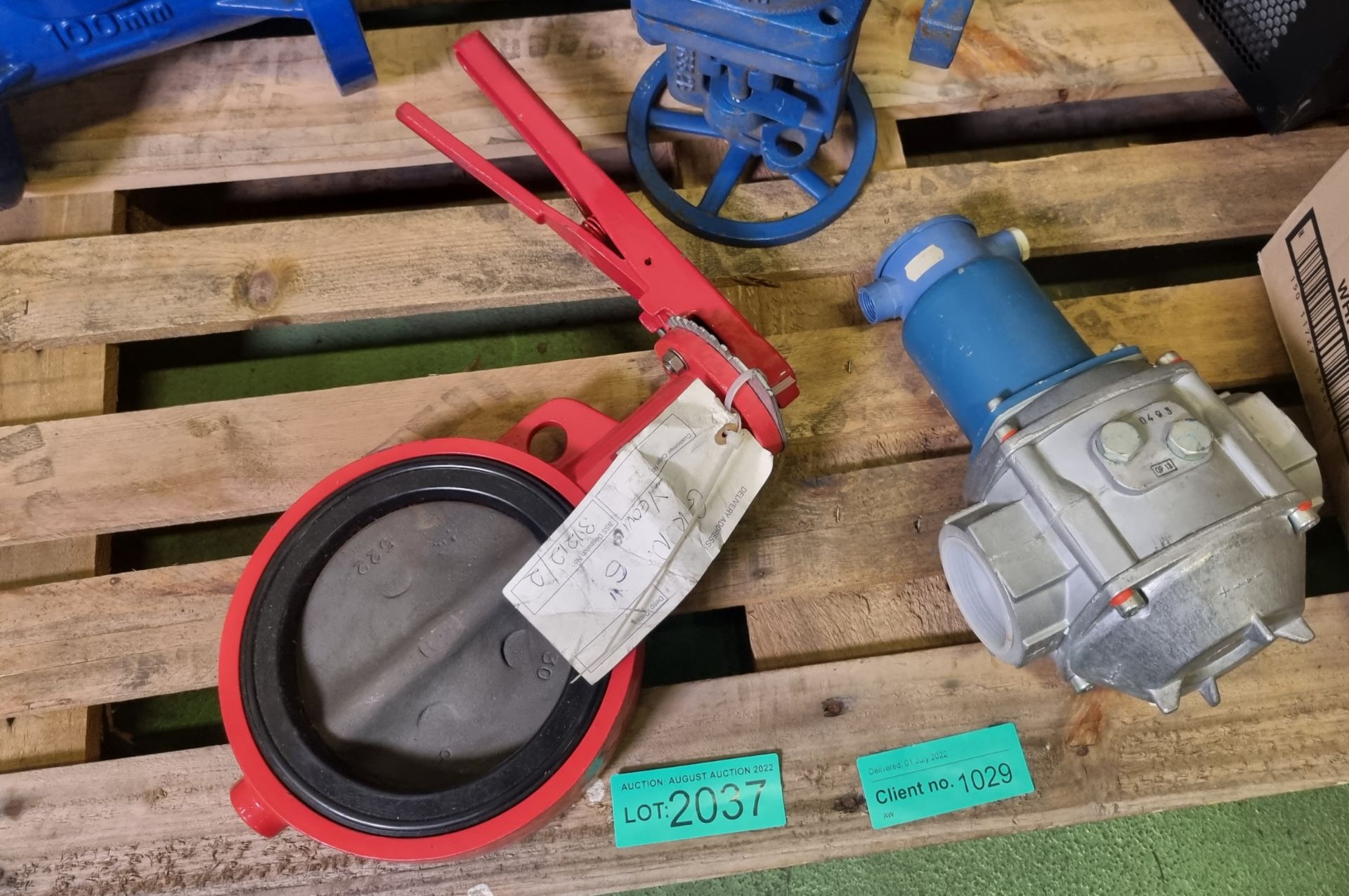 Hattersley cast iron gate valve DN65 PN16, GG25 cast iron Y strainer DN80 PN16, Powerflex expansion - Image 5 of 5