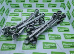 14x various sized spanners