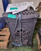 Vintage cast iron freestanding stove