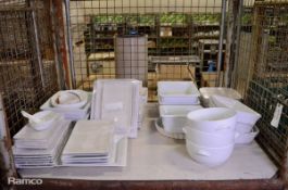 Assorted serving / display trays and plates