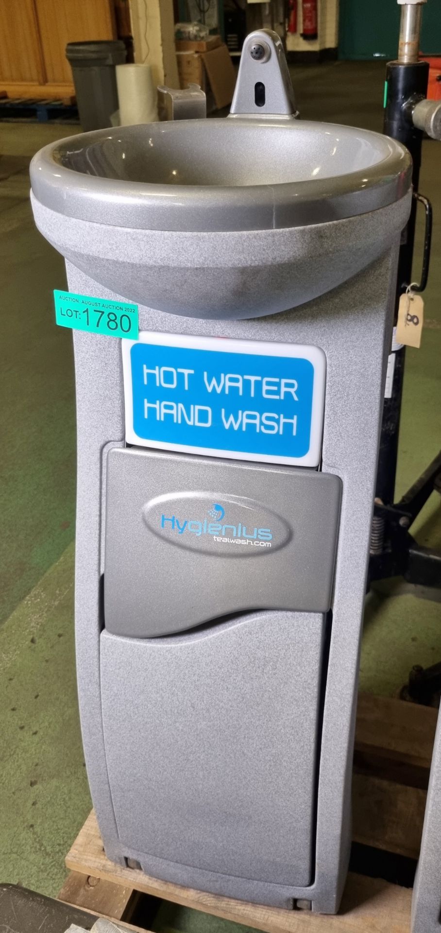 Hygienius hot water hand wash freestanding basin - Image 2 of 4