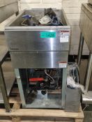 Drummond Infernus GF90 freestanding gas fryer, single 23l tank double basket