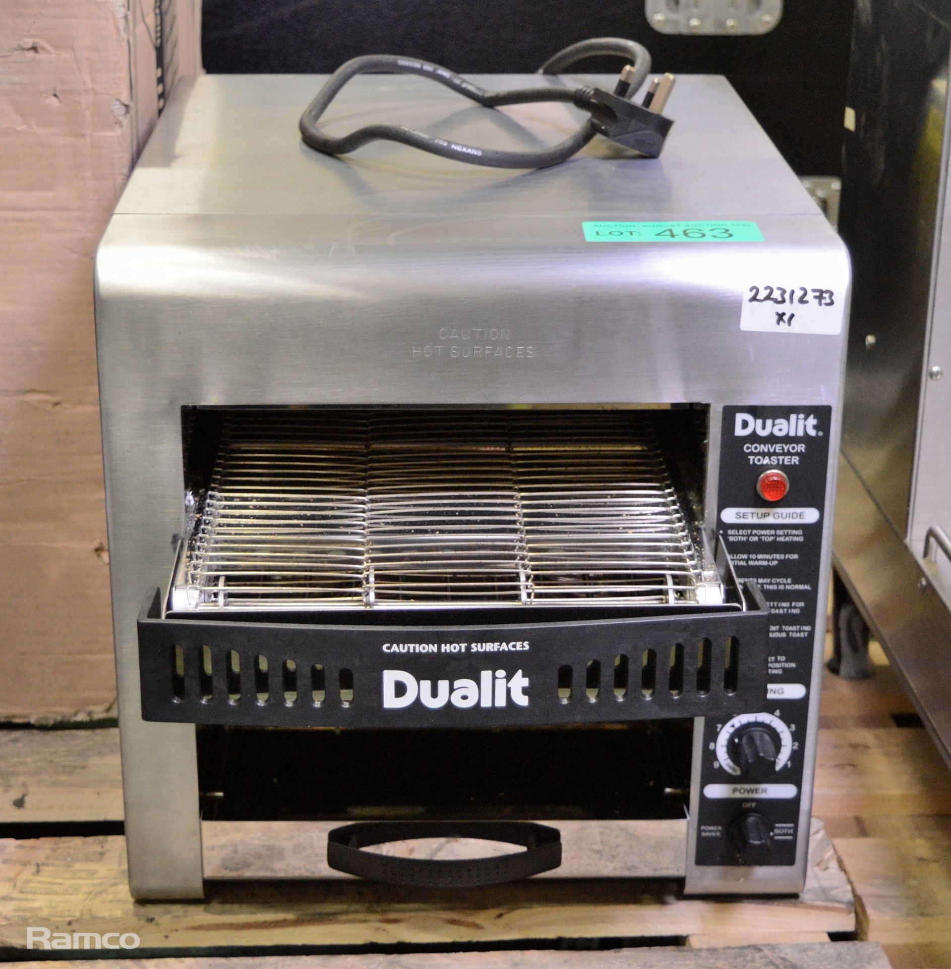Dualit DCT27 Conveyor toaster 220/240V L 37 x W 58 x H 35 cm