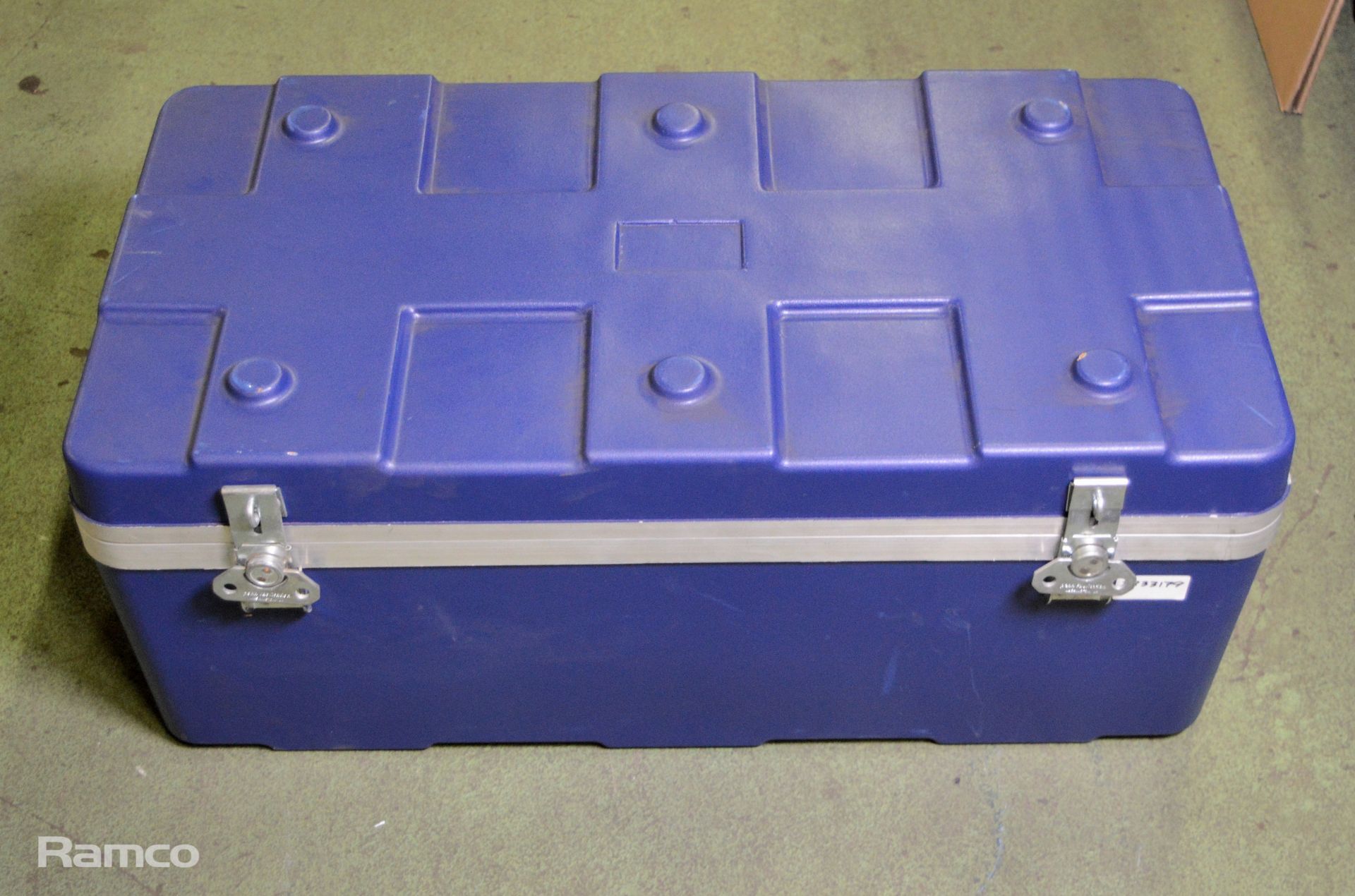 Plastic empty toolbox with trays L 82 x W 45 x H 33cm - Image 4 of 4