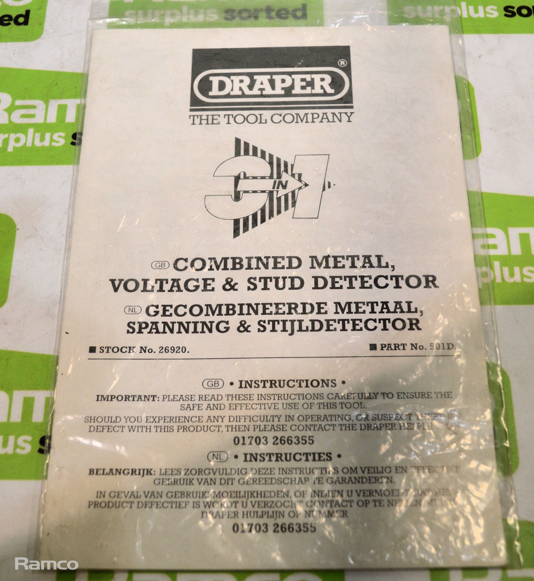 Draper combined voltage / stud tester - Image 4 of 4