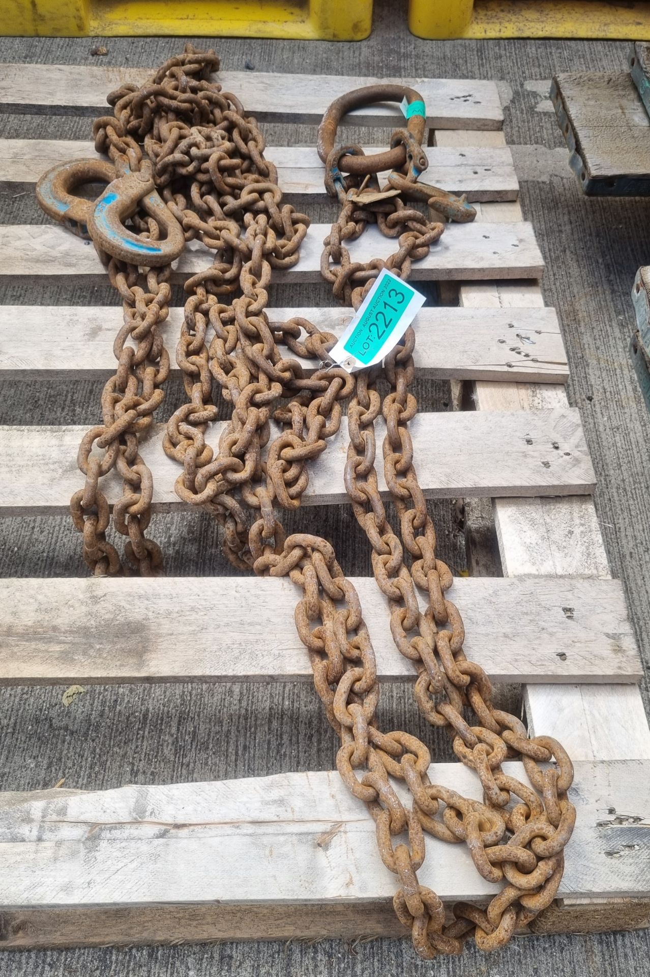 5 metre 2 leg lifting chain - Image 2 of 2