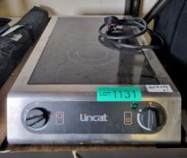 Lincat IH21 electric 2 ring countertop induction hob