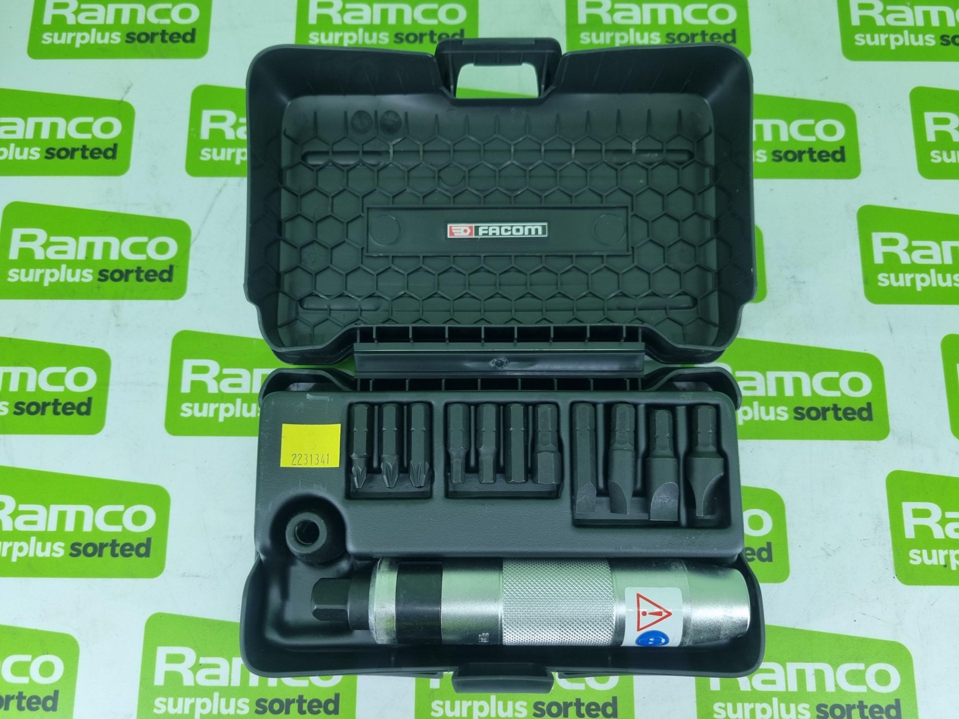 Facom NS263M 1/2 inch Impact driver & bit set