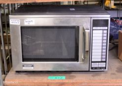 Sharp R-24AT Stainless Steel Commercial Microwave 1900W