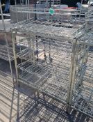 6 tier wire racking 110x55x160