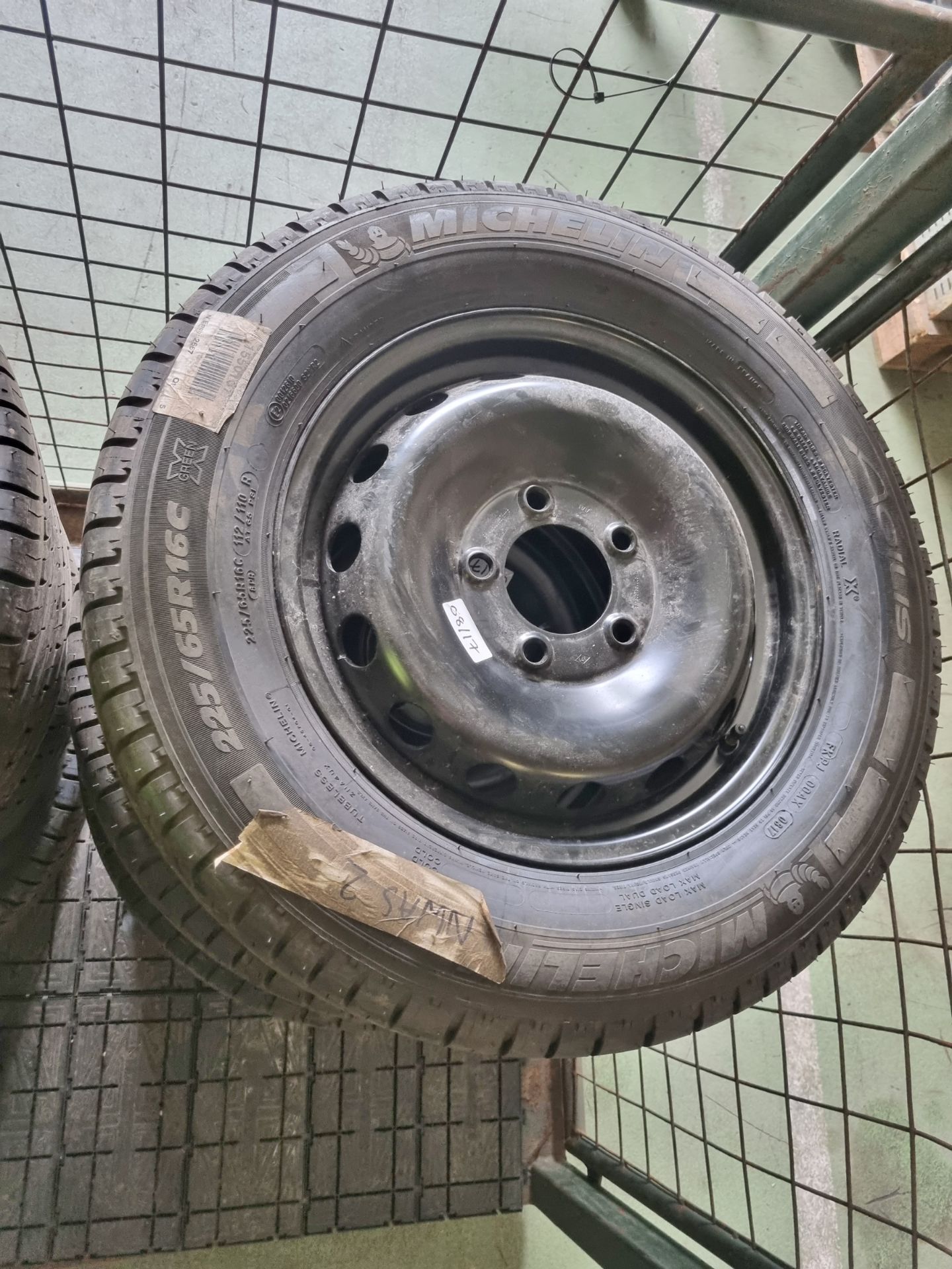 14x Michelin Agilis 225/65 R 16C tyres/wheels - unused - Image 8 of 9