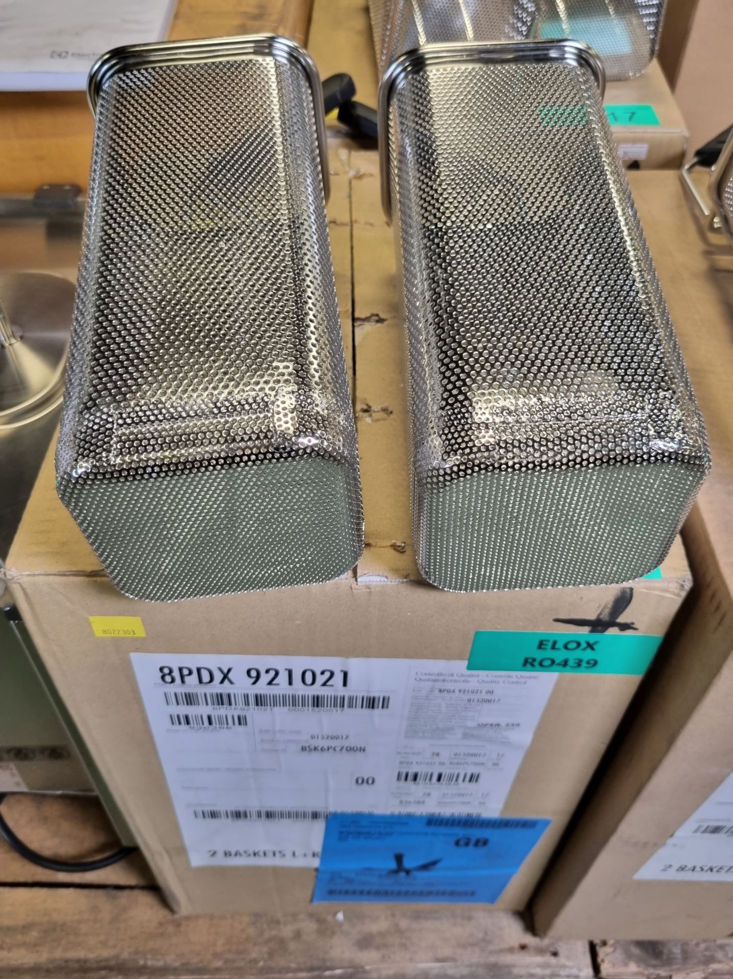 2x Electrolux Baskets for Pasta Cooker - Left and Right