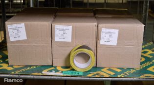 Anixter Black & Yellow Flagging Tape 50mm x 30m - 6 Rolls Per Box - 6 boxes