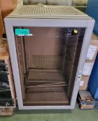 Gray Glass Fronted Server Cabinet L 600 x W 650 x H 1020mm