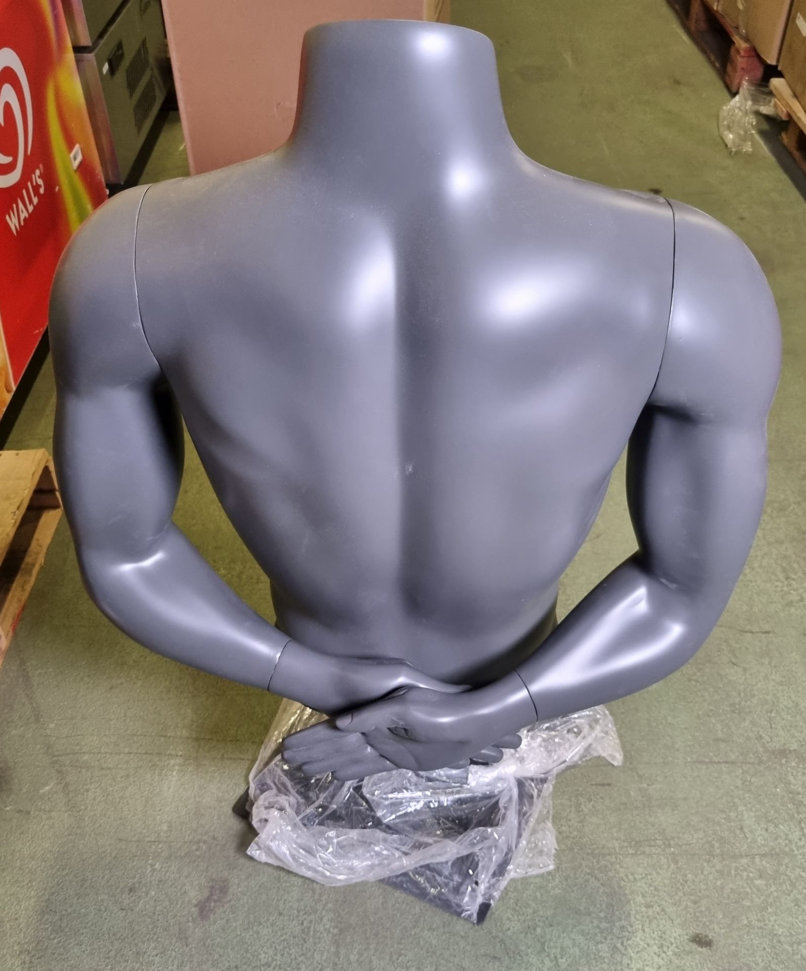 7x Male bust mannequins - Image 5 of 5