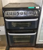 Canon C60EKK electric cooker with double oven and 4 zone ceramic hob