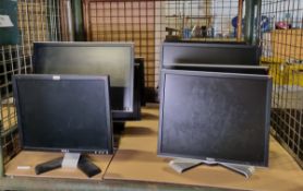8x Dell 19 Inch monitors - 100/240V - 50/60Hz - various models