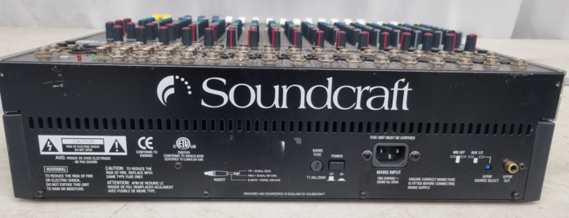 Soundcraft Spirit M12 Mixer - Image 2 of 2