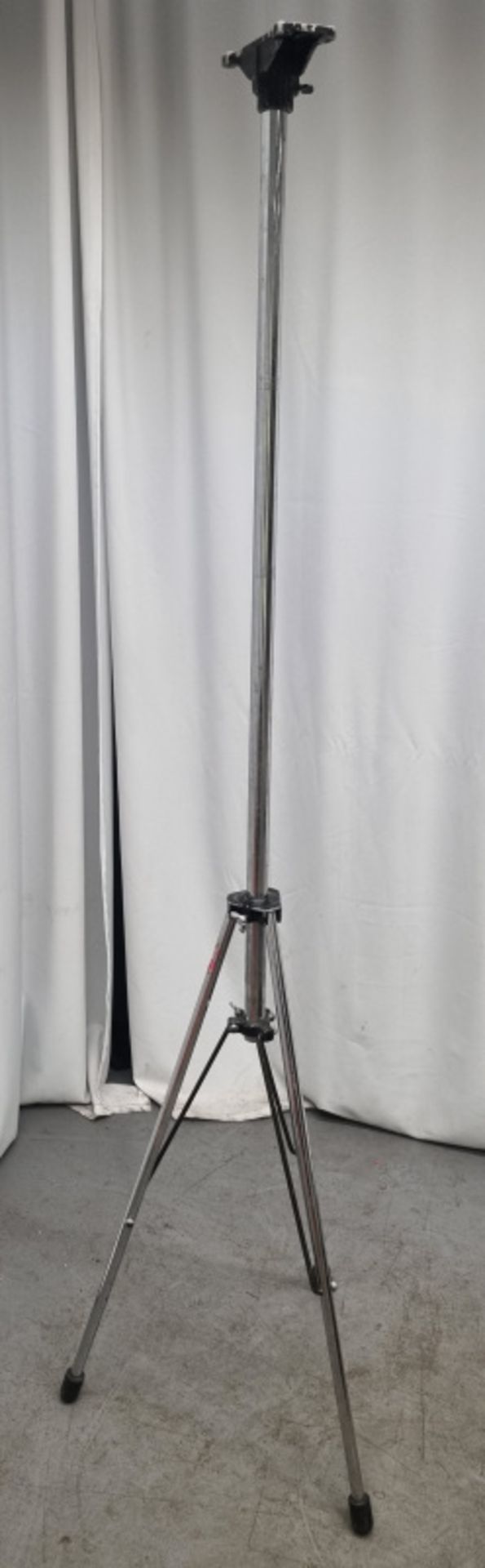 12x Powerdrive Chrome Speaker Stands - non extended height 135cm - Image 2 of 4