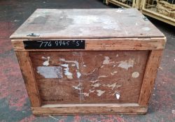 6x Wooden Shipping crates External Dimensions L72 x W51 x H55cm
