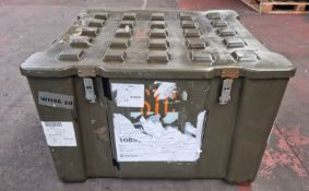 2x Plastic Shipping crates External Dimensions L79 x W79 x H48cm