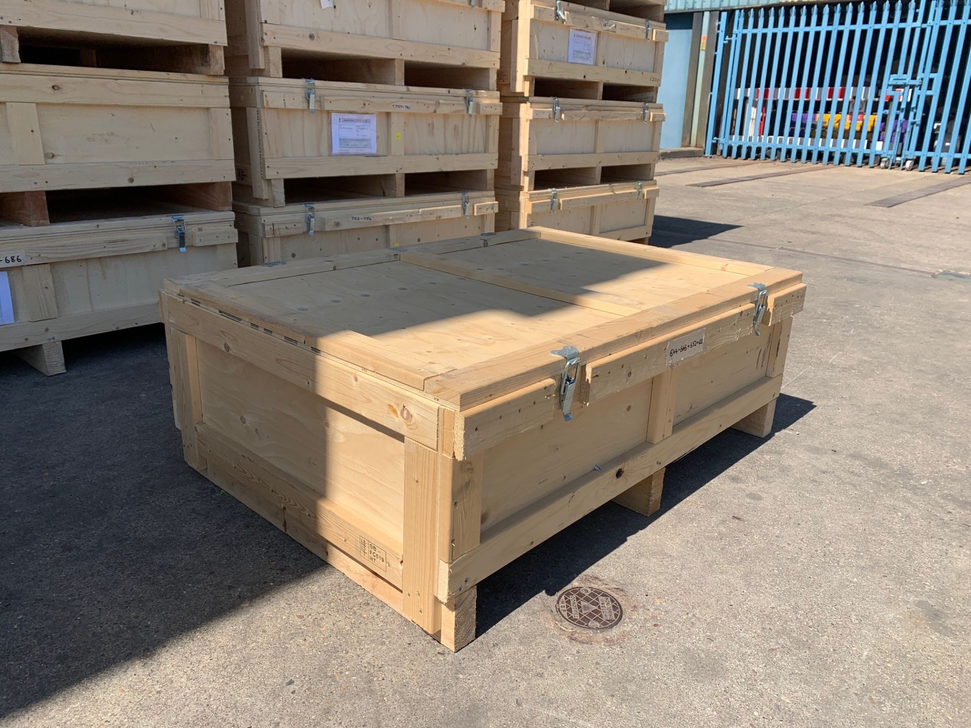 5x Wooden Shipping crates - External Dimensions - L122 x W89 x H43 - Image 3 of 7