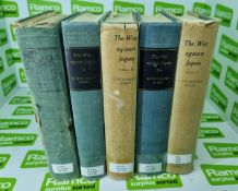 The War Against Japan Volumes 1 - 5 by Major-General S Woodburn Kirby - Published London 1957 - Ex-L