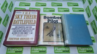 The War In the Air Volume 1 by Walter Raleigh - Oxford 1922, Bomber Pilot 1916-1918 by C P O Bartlet