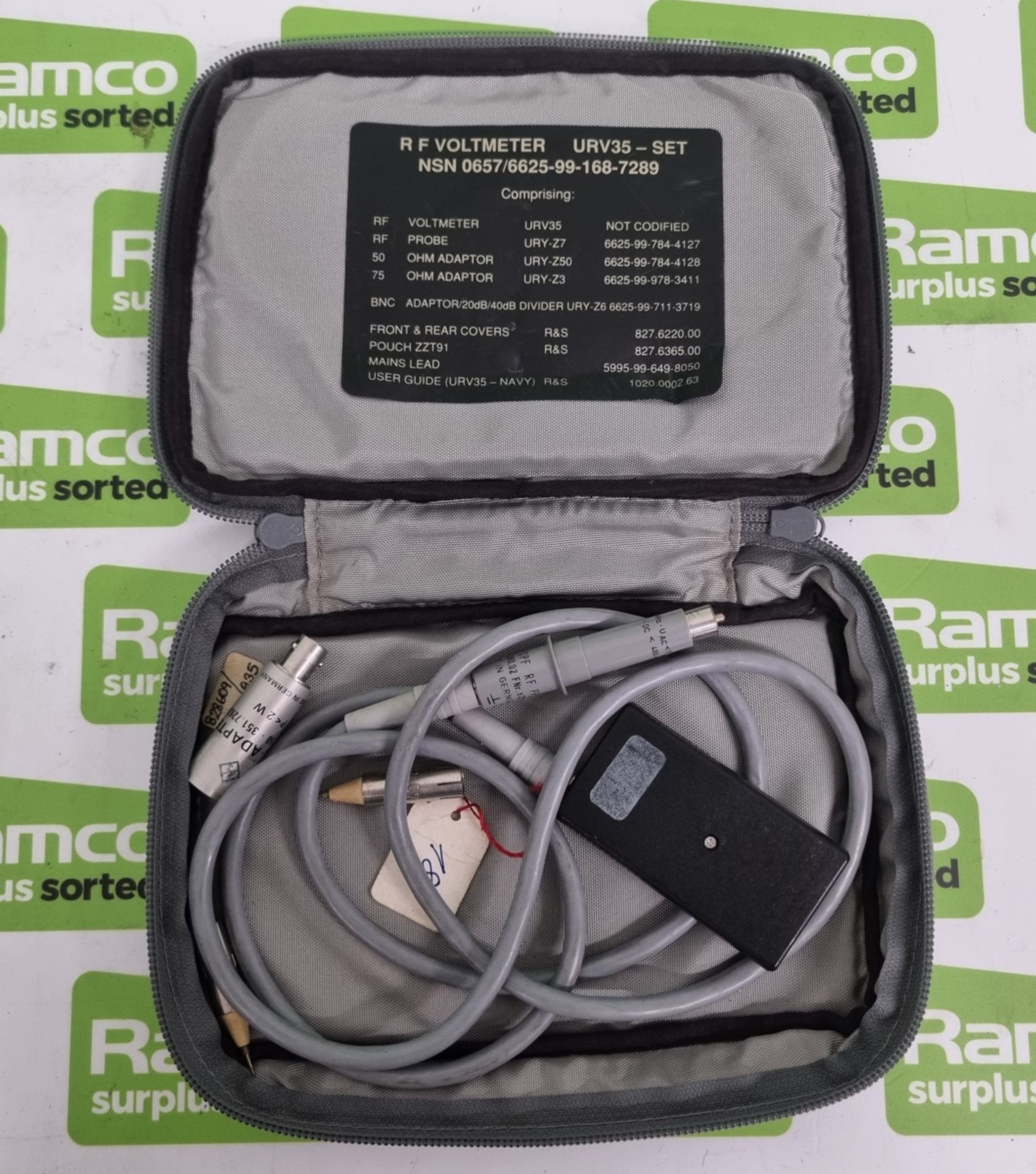 Rohde & Schwarz CMS33 Radiocommunication Service Monitor 0.4 - 1000mhz - 840.0009.34 with carry case - Image 9 of 16