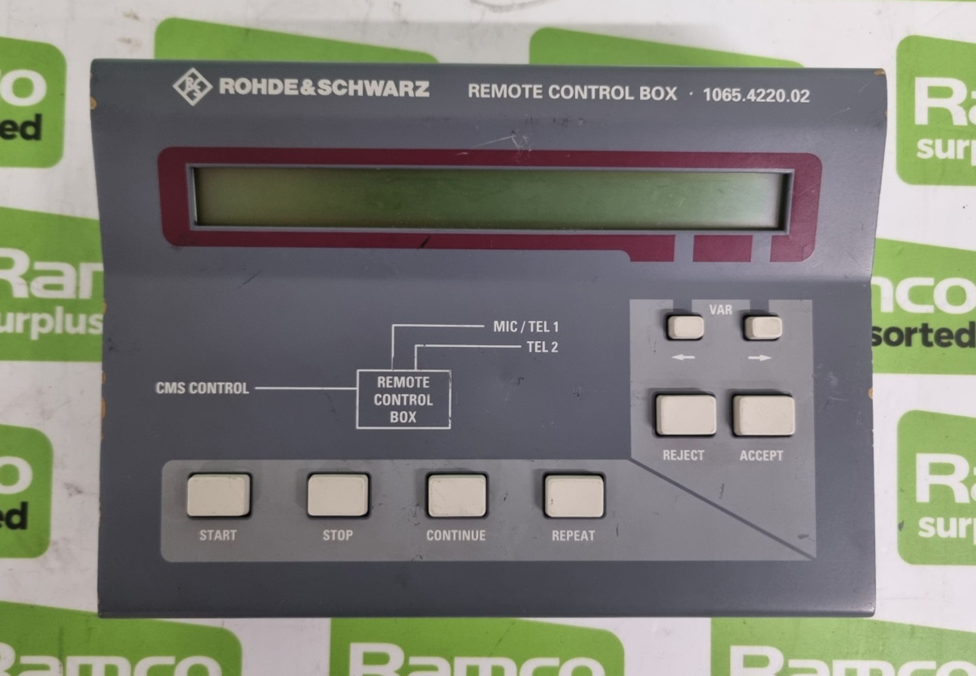 Rohde & Schwarz CMS33 Radiocommunication Service Monitor 0.4 - 1000mhz - 840.0009.34 with carry case - Image 6 of 12