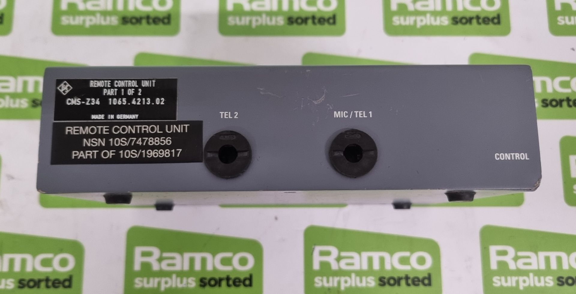 Rohde & Schwarz CMS33 Radiocommunication Service Monitor 0.4 - 1000mhz - 840.0009.34 with carry case - Image 6 of 12