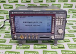 Rohde & Schwarz CMS33 Radiocommunication Service Monitor 0.4 - 1000mhz - 840.0009.34 with carry case
