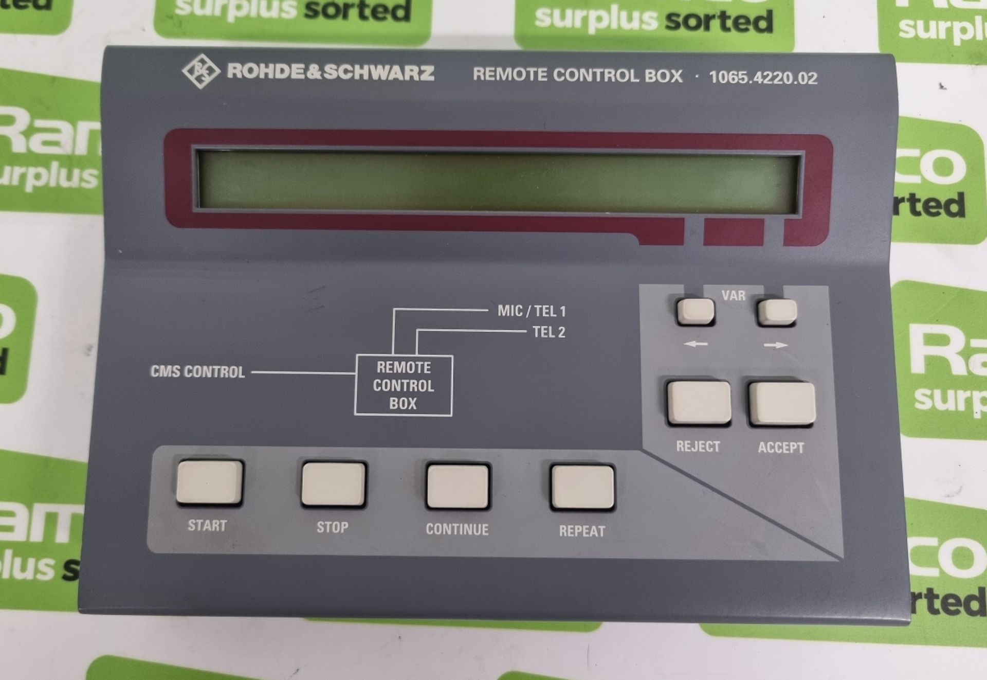 Rohde & Schwarz CMS33 Radiocommunication Service Monitor 0.4 - 1000mhz - 840.0009.34 with carry case - Image 7 of 12