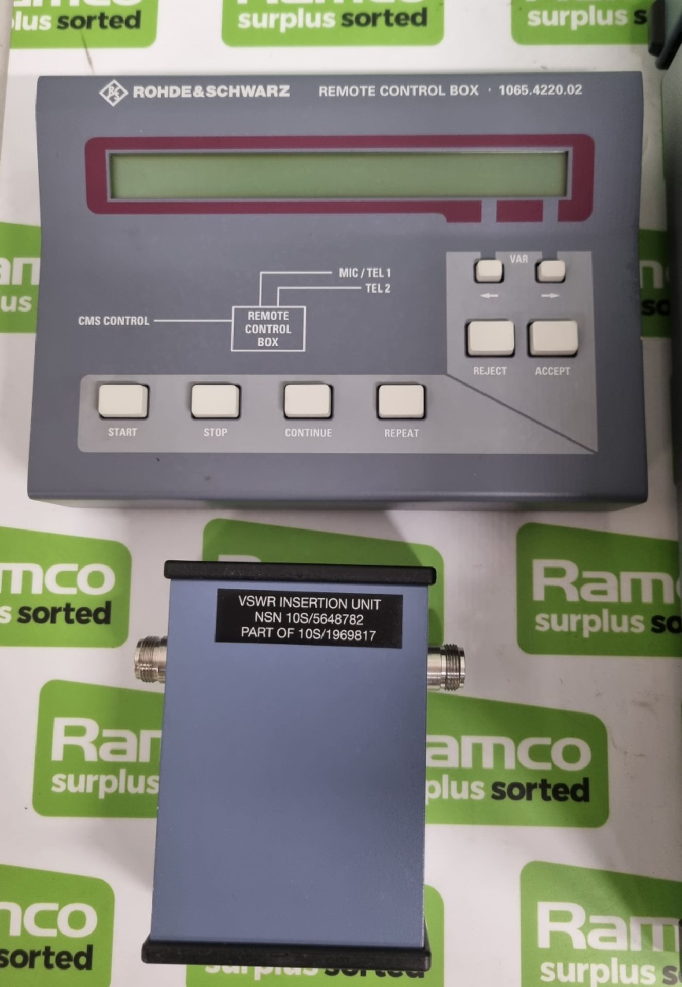 Rohde & Schwarz CMS33 Radiocommunication Service Monitor 0.4 - 1000mhz - 840.0009.34 with carry case - Image 4 of 12