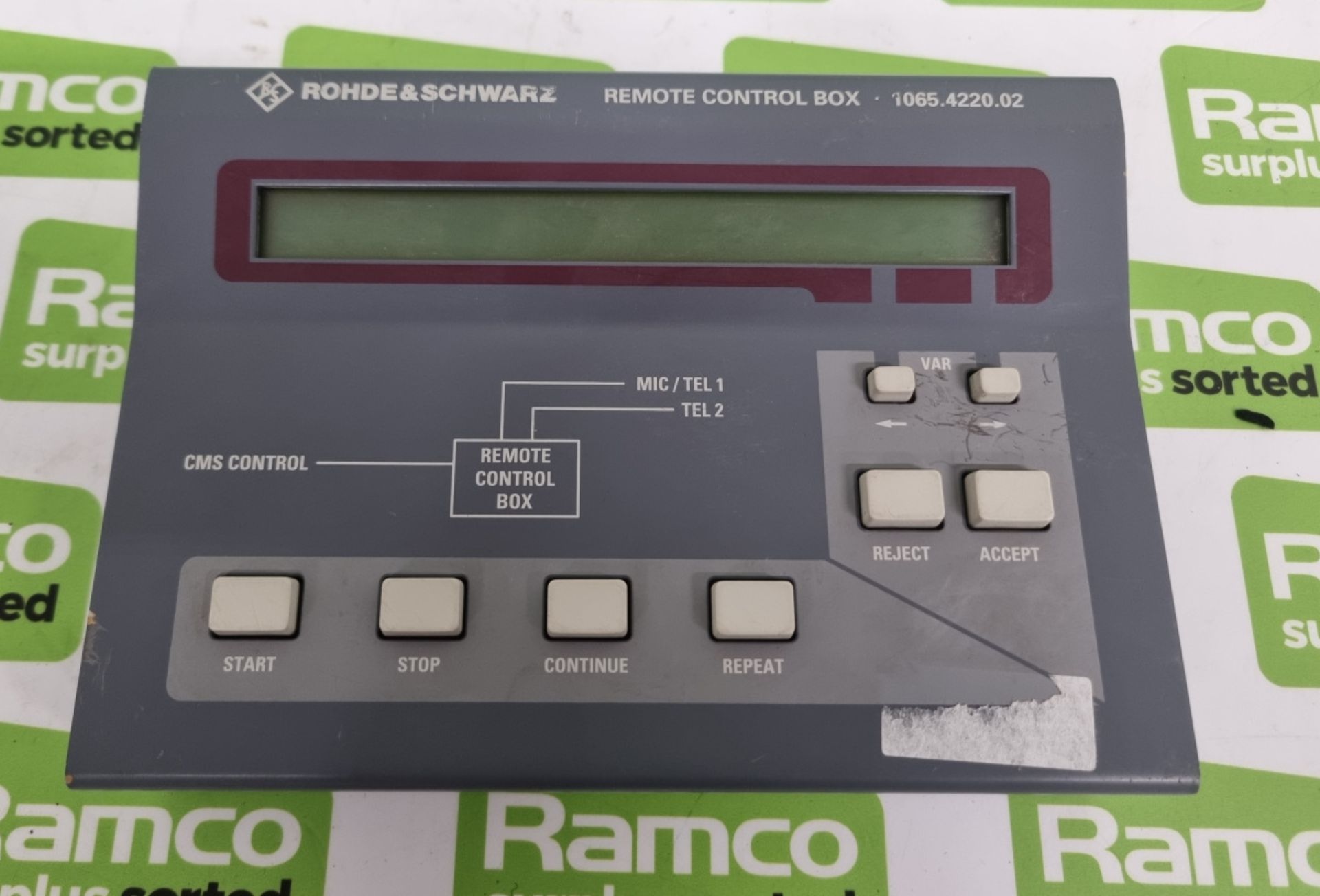 Rohde & Schwarz CMS33 Radiocommunication Service Monitor 0.4 - 1000mhz - 840.0009.34 with carry case - Image 6 of 9