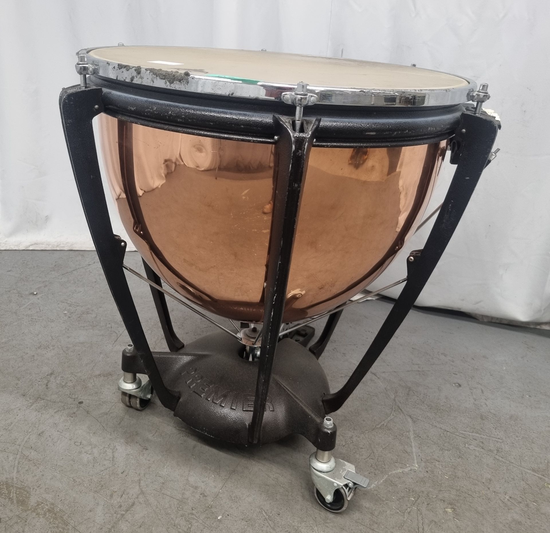 Premier Concert 29" Pedal Polished Copper Timpani - Image 9 of 11