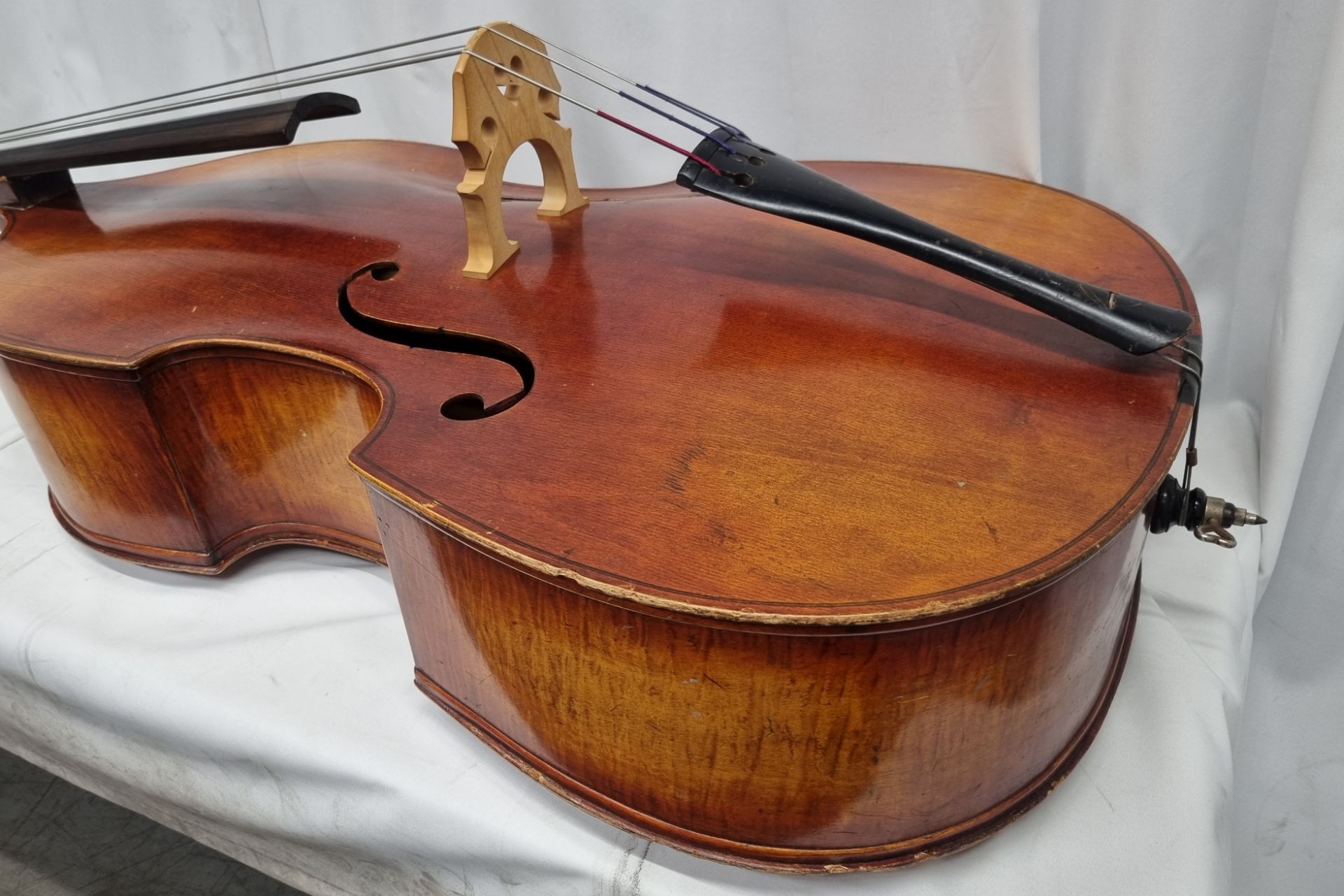 Boosey and Hawkes Excelsior Double Bass in Bag - Image 17 of 27