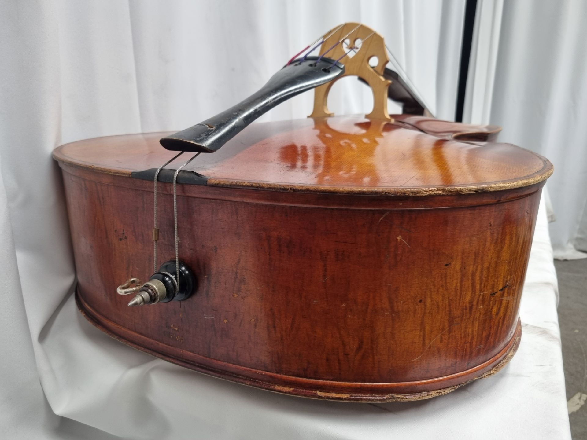 Boosey and Hawkes Excelsior Double Bass in Bag - Image 9 of 27