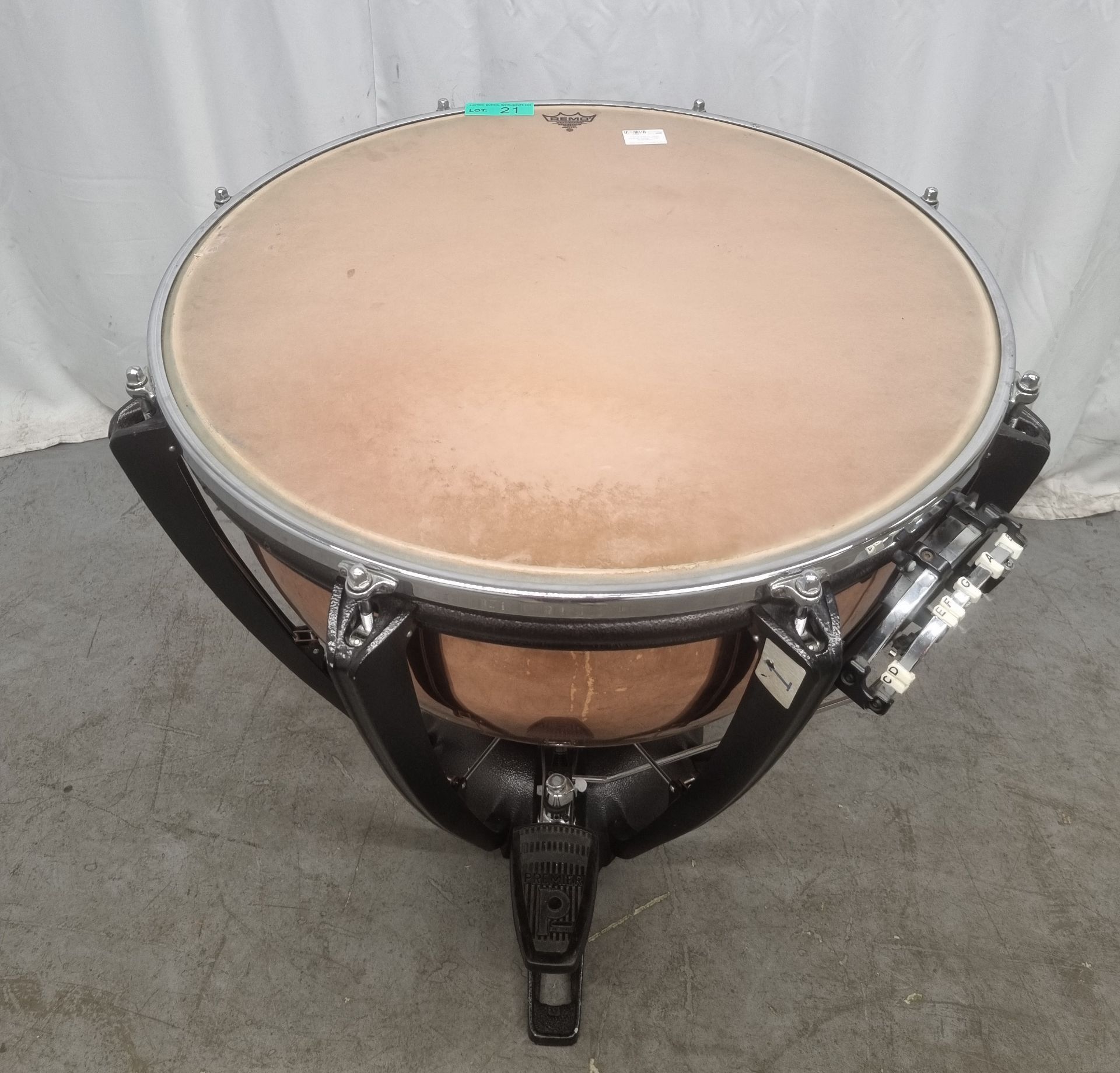 Premier Elite 32" Pedal Polished Copper Timpani