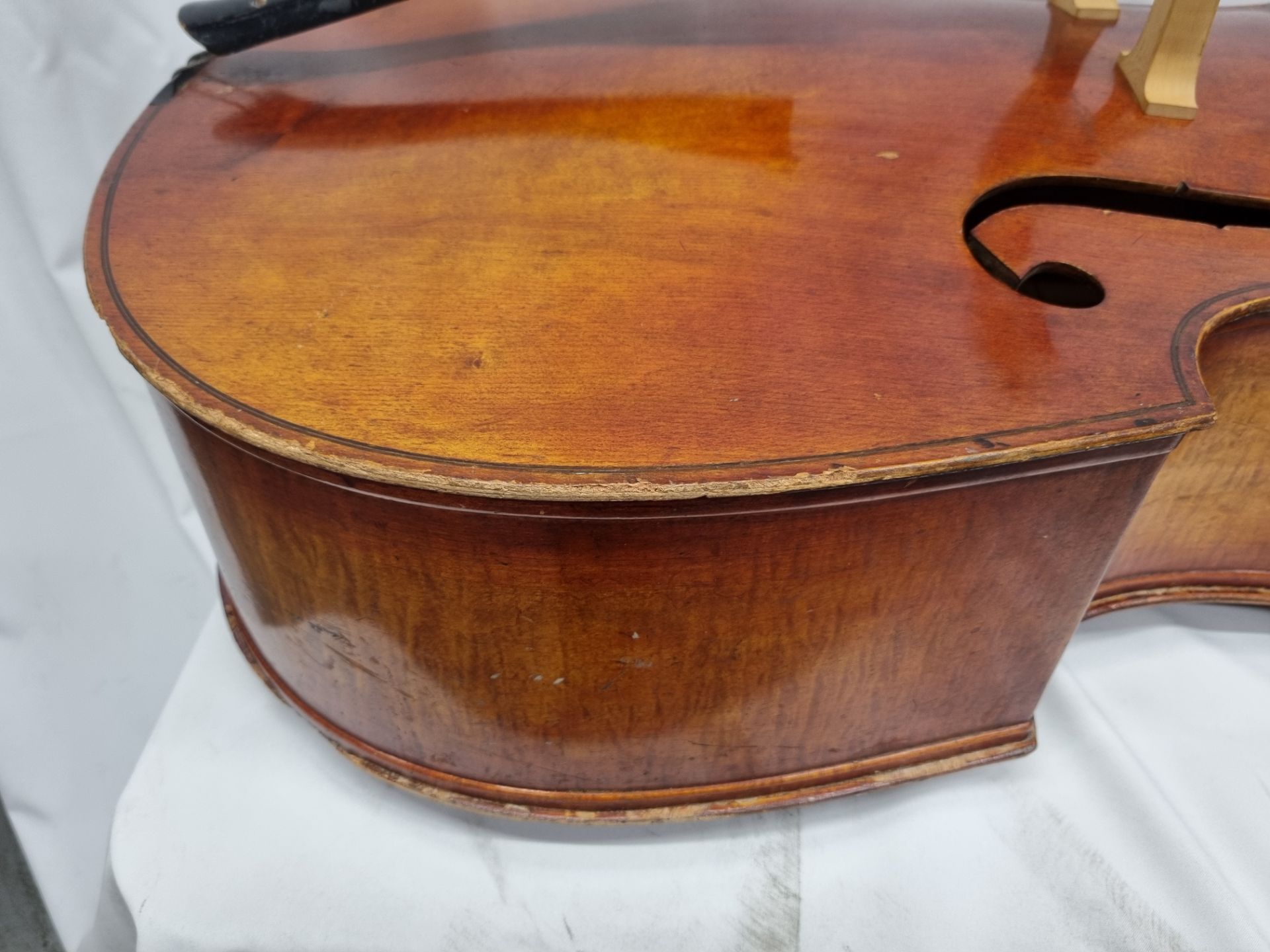 Boosey and Hawkes Excelsior Double Bass in Bag - Image 8 of 27