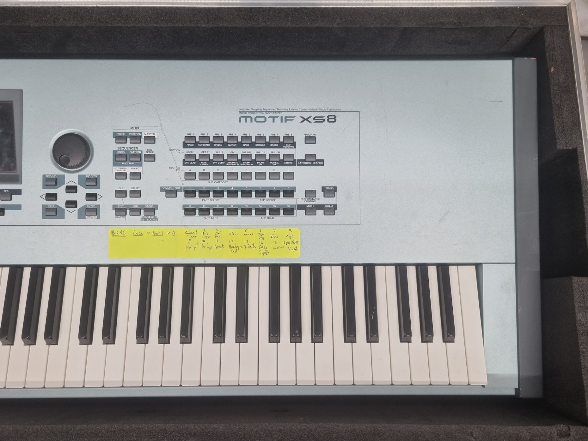 Yamaha MOTIF XS8 88 Keyboard - Image 3 of 9