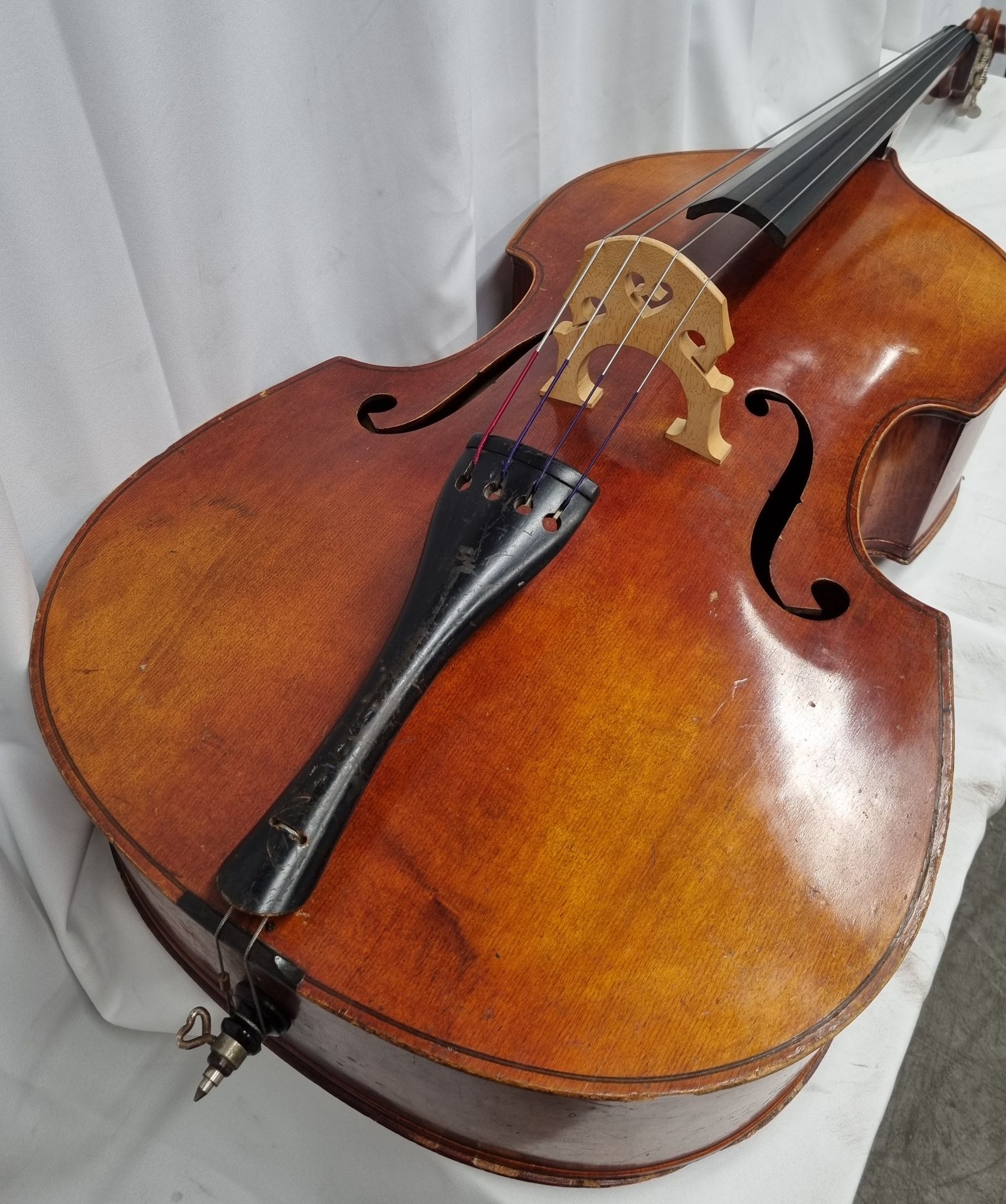 Boosey and Hawkes Excelsior Double Bass in Bag - Image 10 of 27