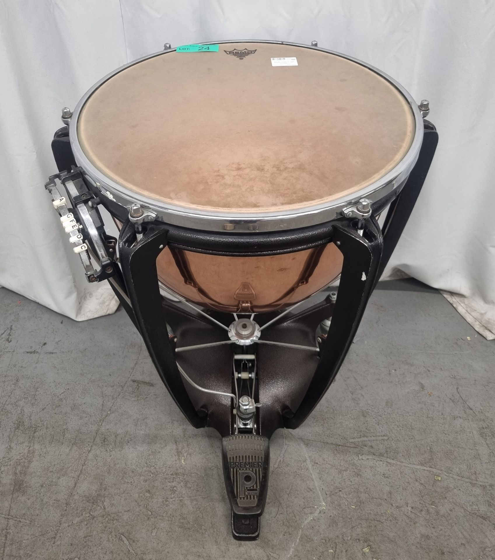 Premier Concert 23" Pedal Polished Copper Timpani