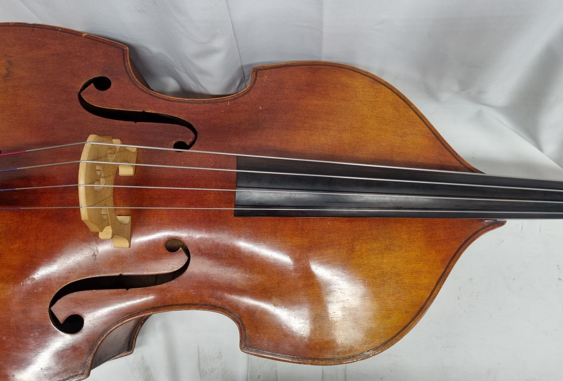 Boosey and Hawkes Excelsior Double Bass in Bag - Image 13 of 27