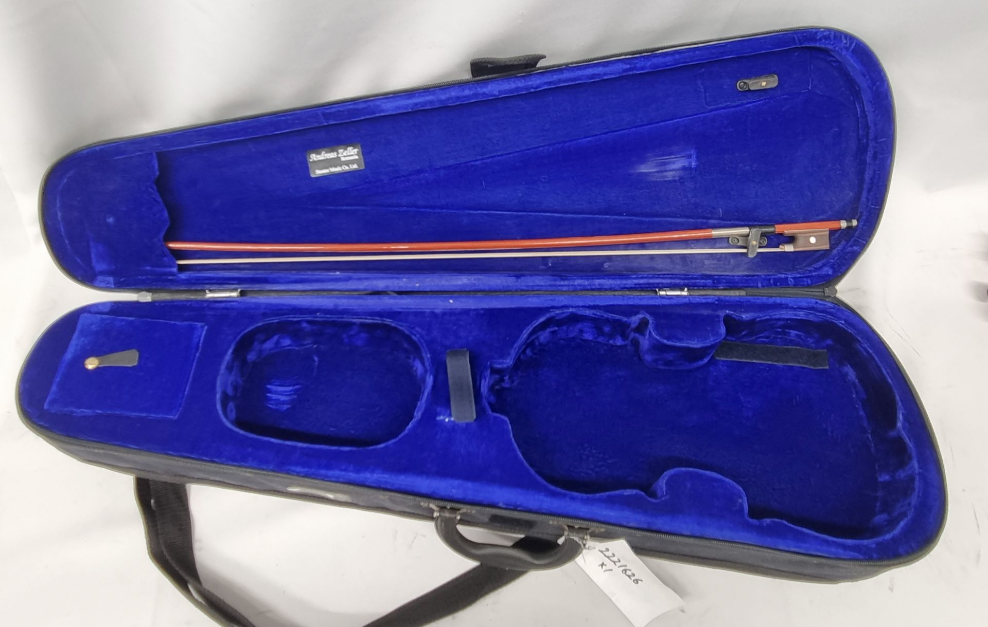 Andreas Zeller Violin & Case - Image 5 of 11