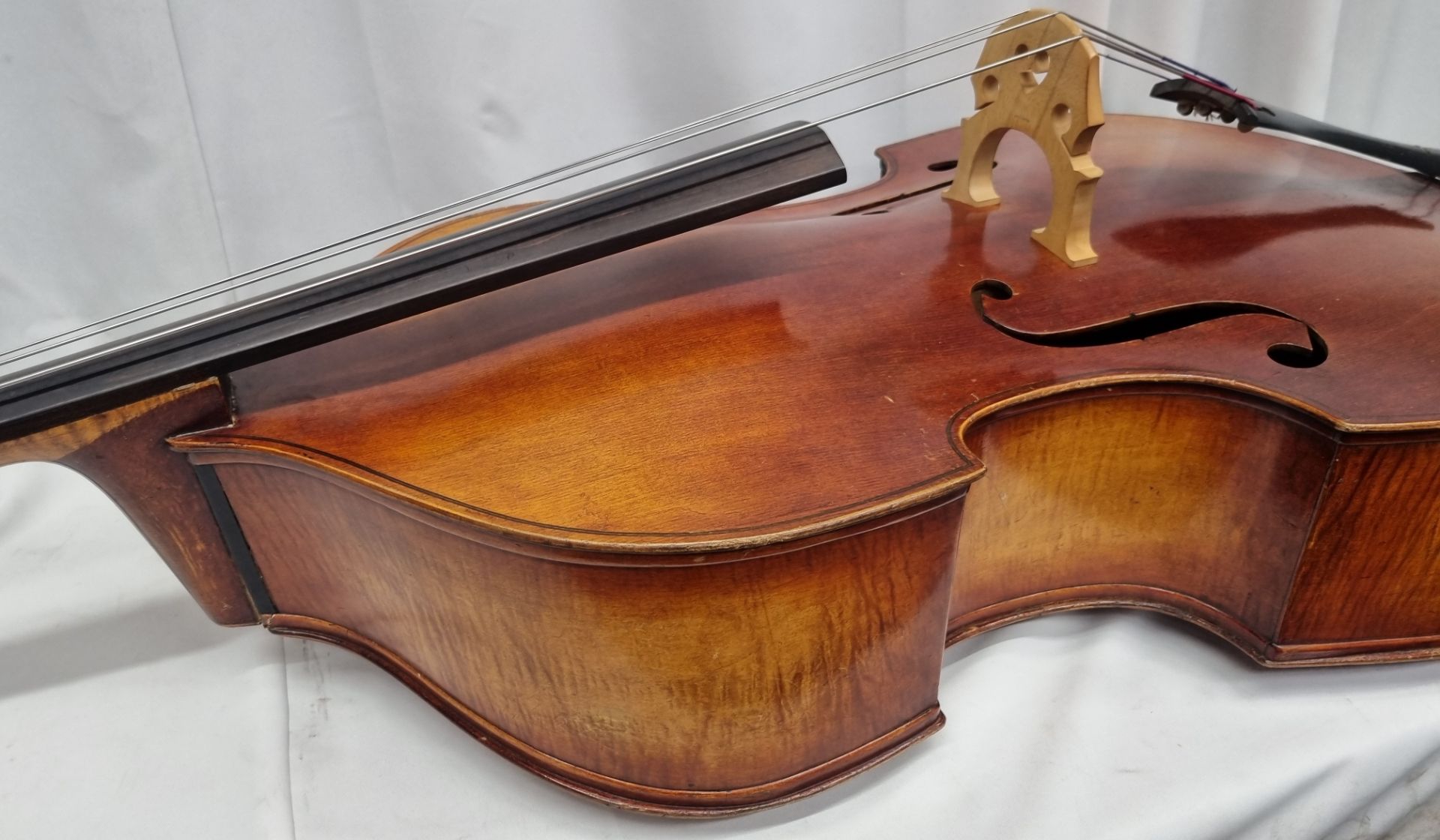 Boosey and Hawkes Excelsior Double Bass in Bag - Image 18 of 27