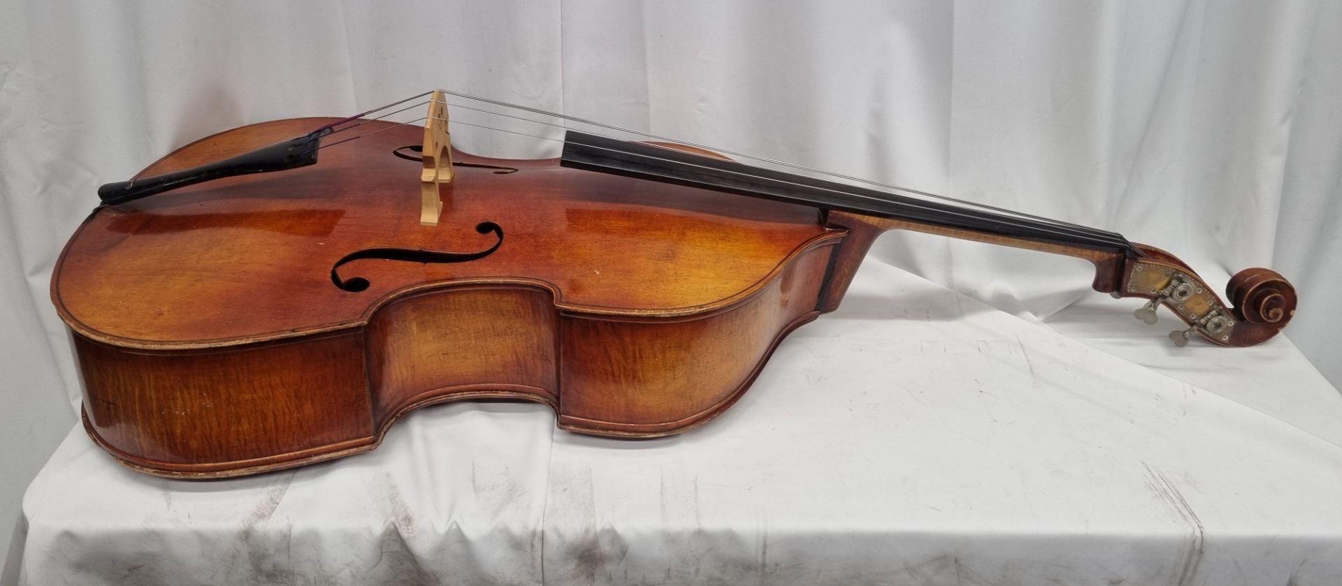 Boosey and Hawkes Excelsior Double Bass in Bag - Image 7 of 27