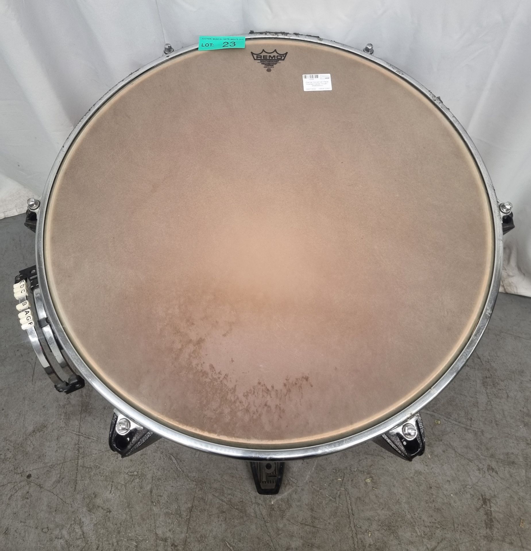 Premier Concert 29" Pedal Polished Copper Timpani - Image 2 of 11