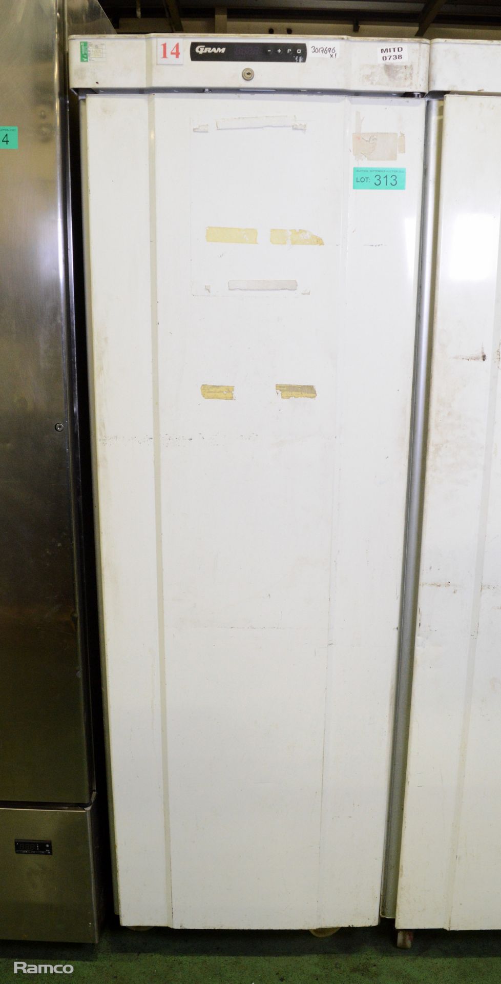 Gram F 410 LG C Upright Freezer 60x63x190cm