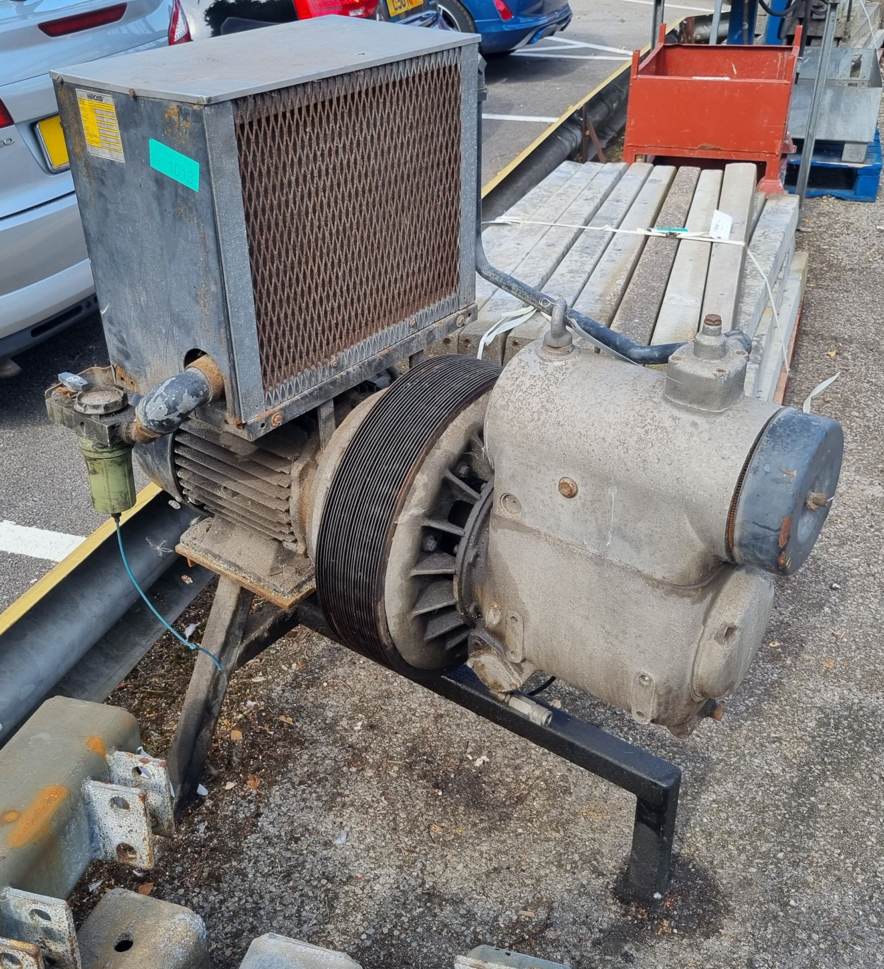 HiRoss Hydrovane 66 industrial compressor - Image 3 of 5